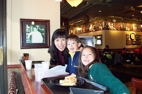 Breakfast at the Corner Bakery