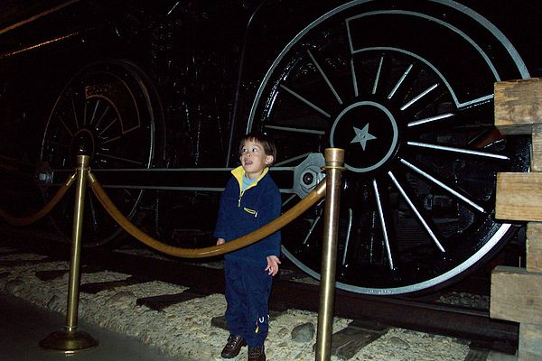 Henry with the Big Train!