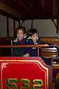 Jane and Henry on a Chicago Trolly