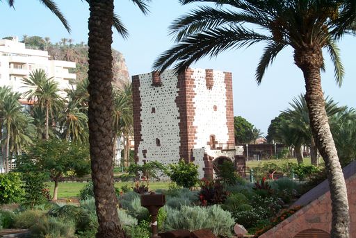 La Gomera, the tower of Columbus - oldest structure on the island