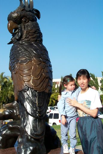 Loro Park, Picture with Parrot