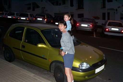 Our little yellow car