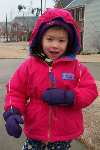 Jane, with her icicle